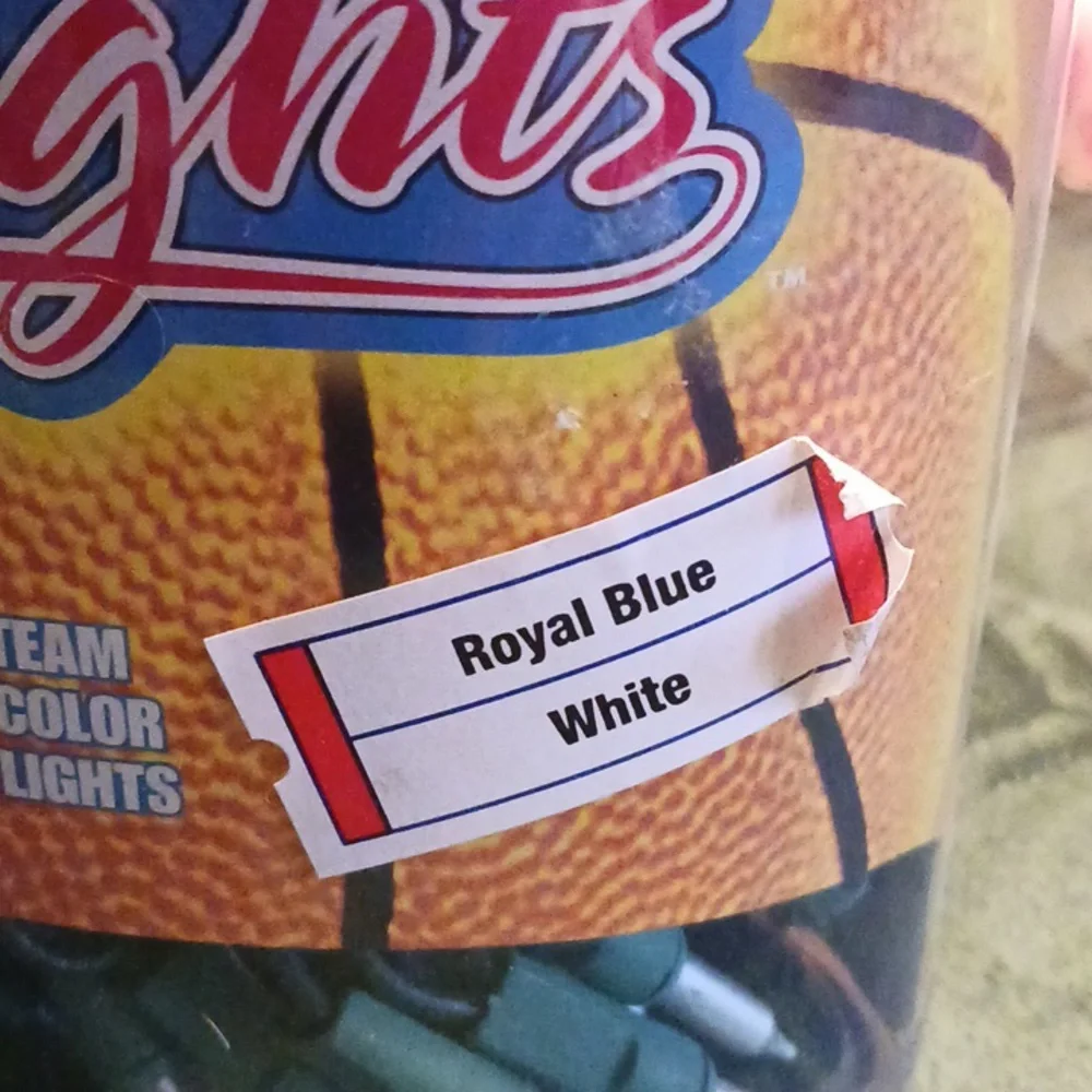TeamLights , royal blue/white. NIB